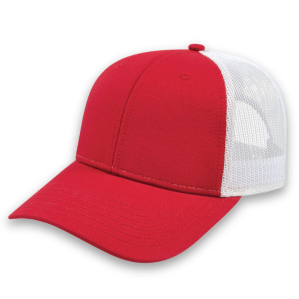 Classic Series - STRUCTURED Youth Trucker with Modified Flat Bill Cap Thumbnail