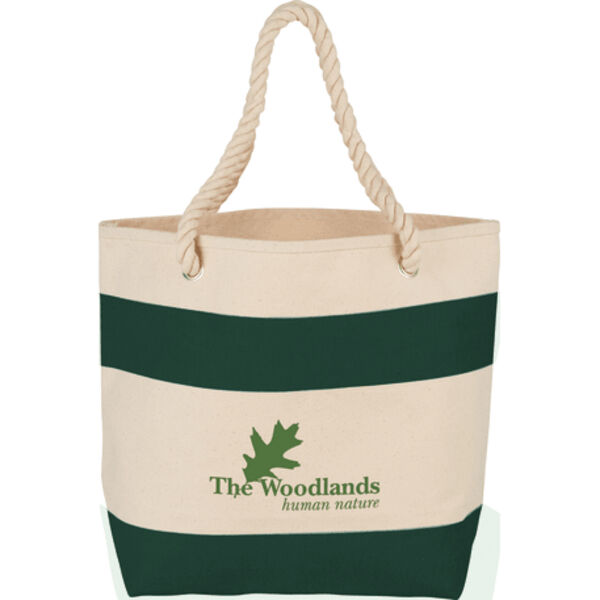Rope Handle 16oz Cotton Canvas Tote Thumbnail
