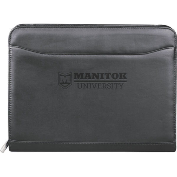 Millennium Leather Zippered Padfolio Thumbnail
