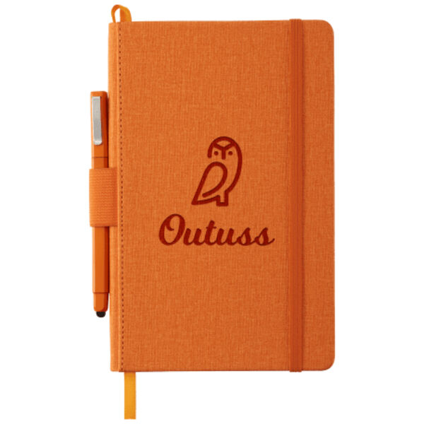 5.5" x 8.5" Heathered Hard Bound JournalBook® Thumbnail