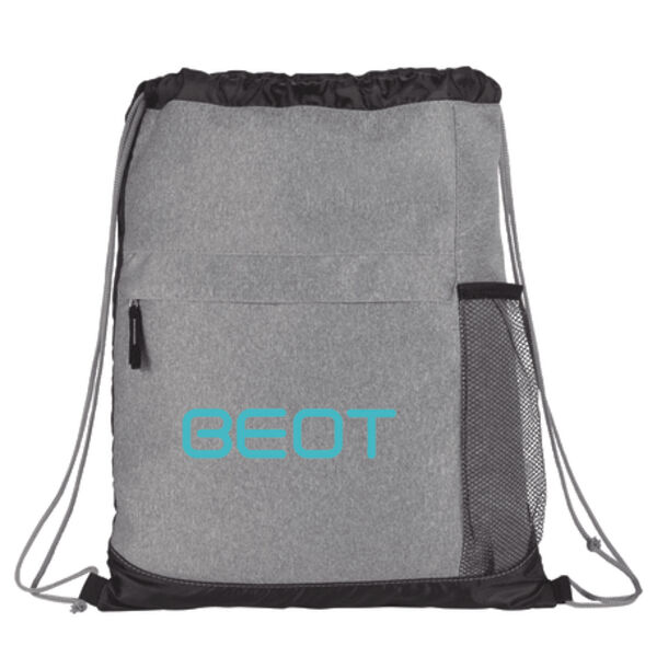 Heather Melange Drawstring Bag Thumbnail