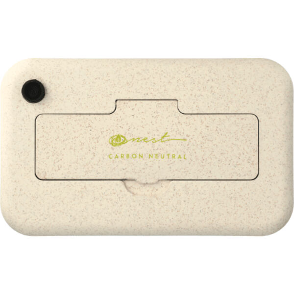 Bamboo Fiber Lunch Box with Utensil Pocket Thumbnail